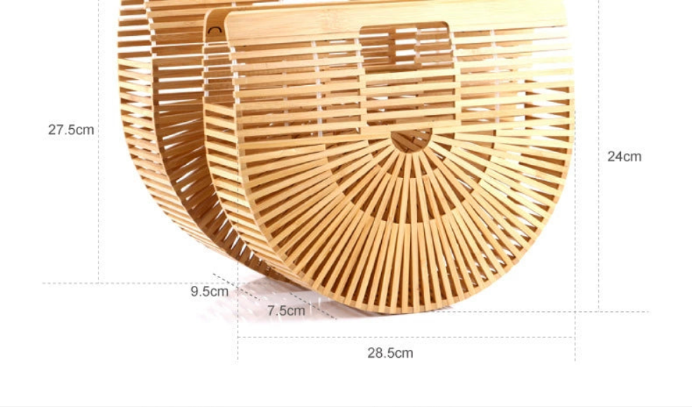 So Chic Bamboo Woven Bag
