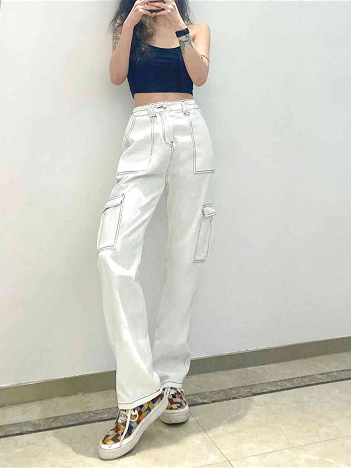 Straight To The Point Cargo Jeans