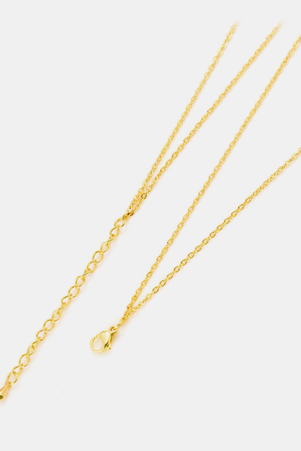 My Linked Ring Pendant Chain Necklace