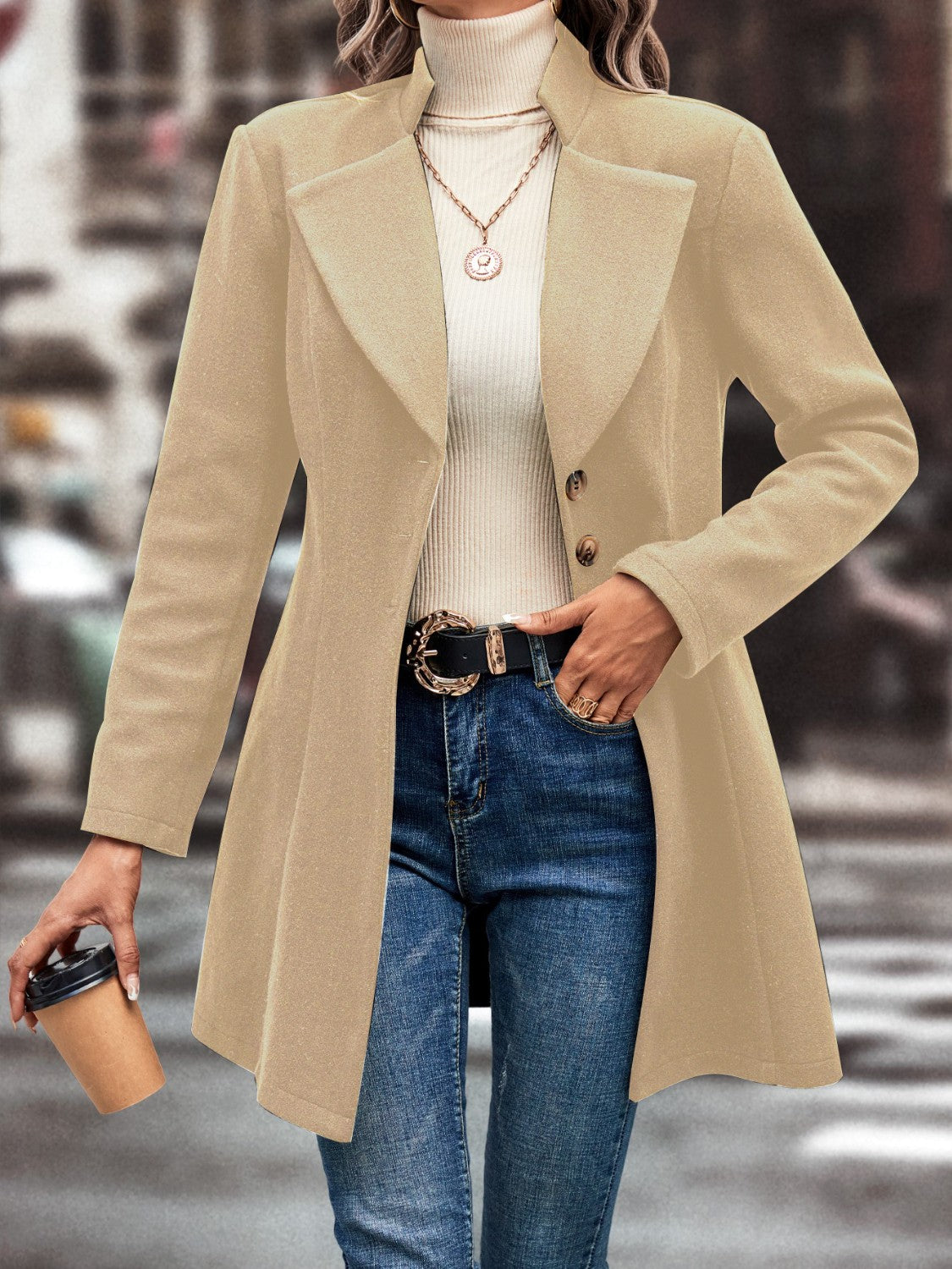 Bella Button Down Coat