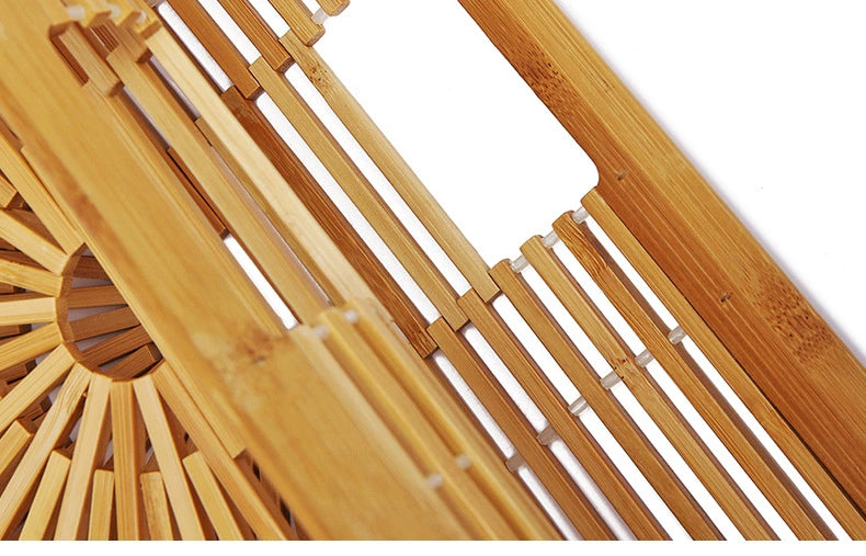 So Chic Bamboo Woven Bag