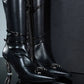 Sexy Dark Heel Leather Boots