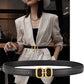 Chic Dior Faux Leather Thin Belt