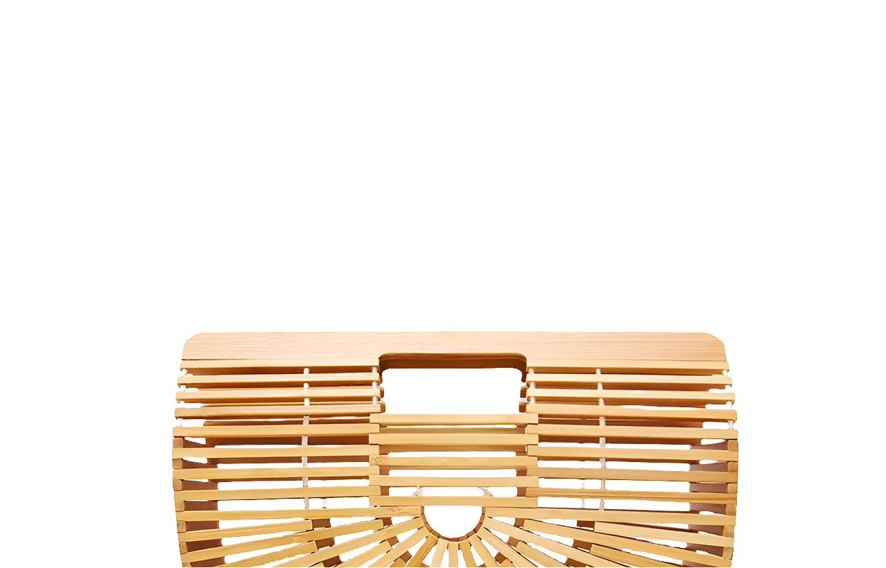 So Chic Bamboo Woven Bag