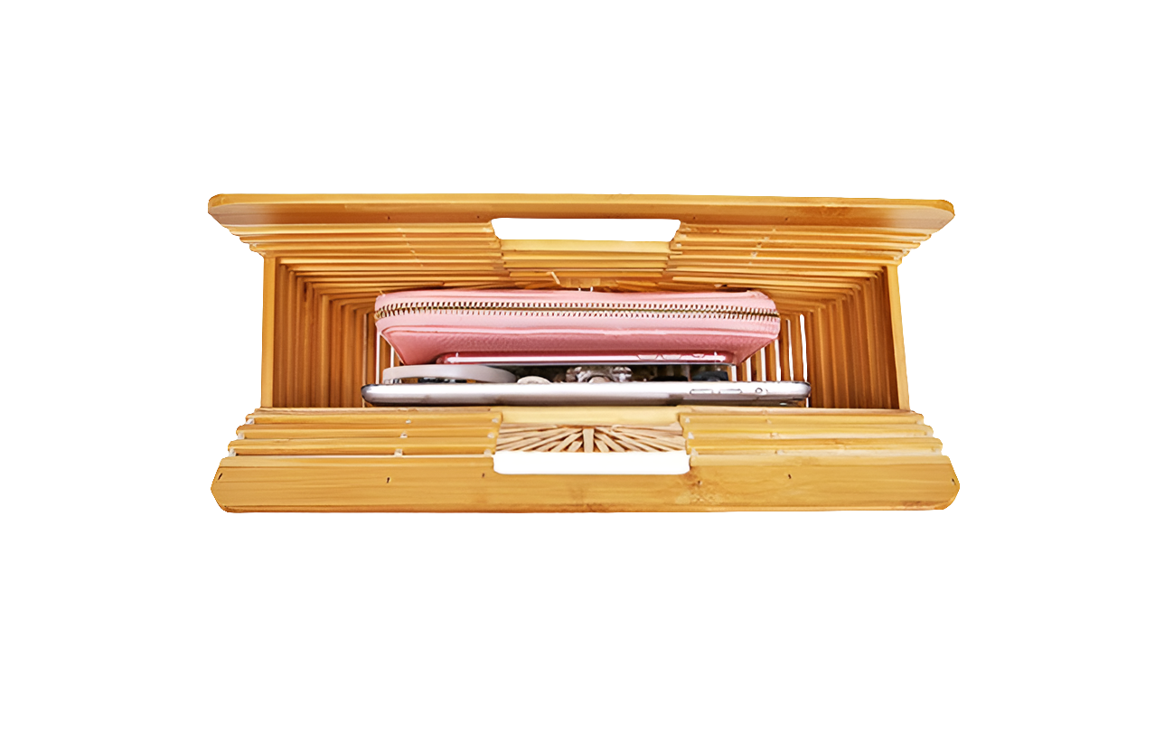 So Chic Bamboo Woven Bag