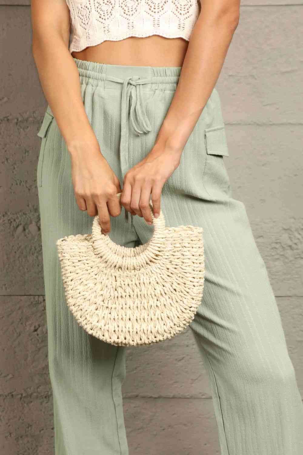 Adorn Me Crochet Crossbody Bag