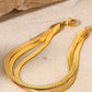 Tia Triple-Layered Snake Chain Bracelet