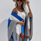 Mary Rib-Knit Handkerchief Poncho
