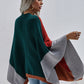 Mary Rib-Knit Handkerchief Poncho
