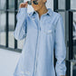 Don’t Distressed Me Snap Down Denim Skacket