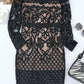 All Bets Are Off Long Sleeve Lace Dress