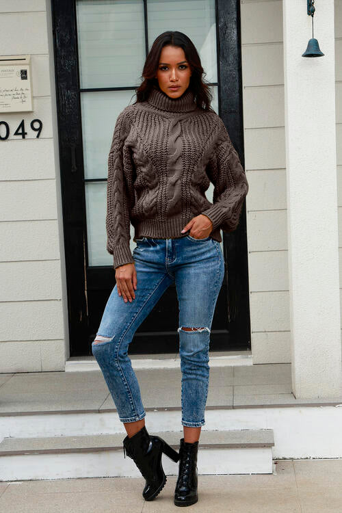 Miss Prissy Cable-Knit Sweater