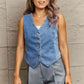 Regular Day Button Down Denim Vest
