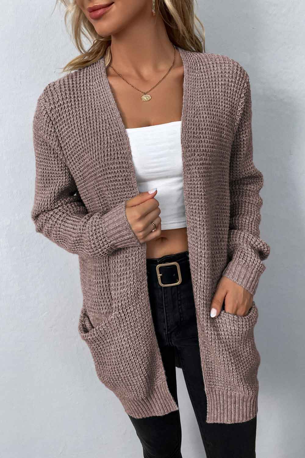 Dedicated Rib-Knit Cardigan