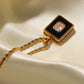 Think Outside The Box Square Pendant Necklace