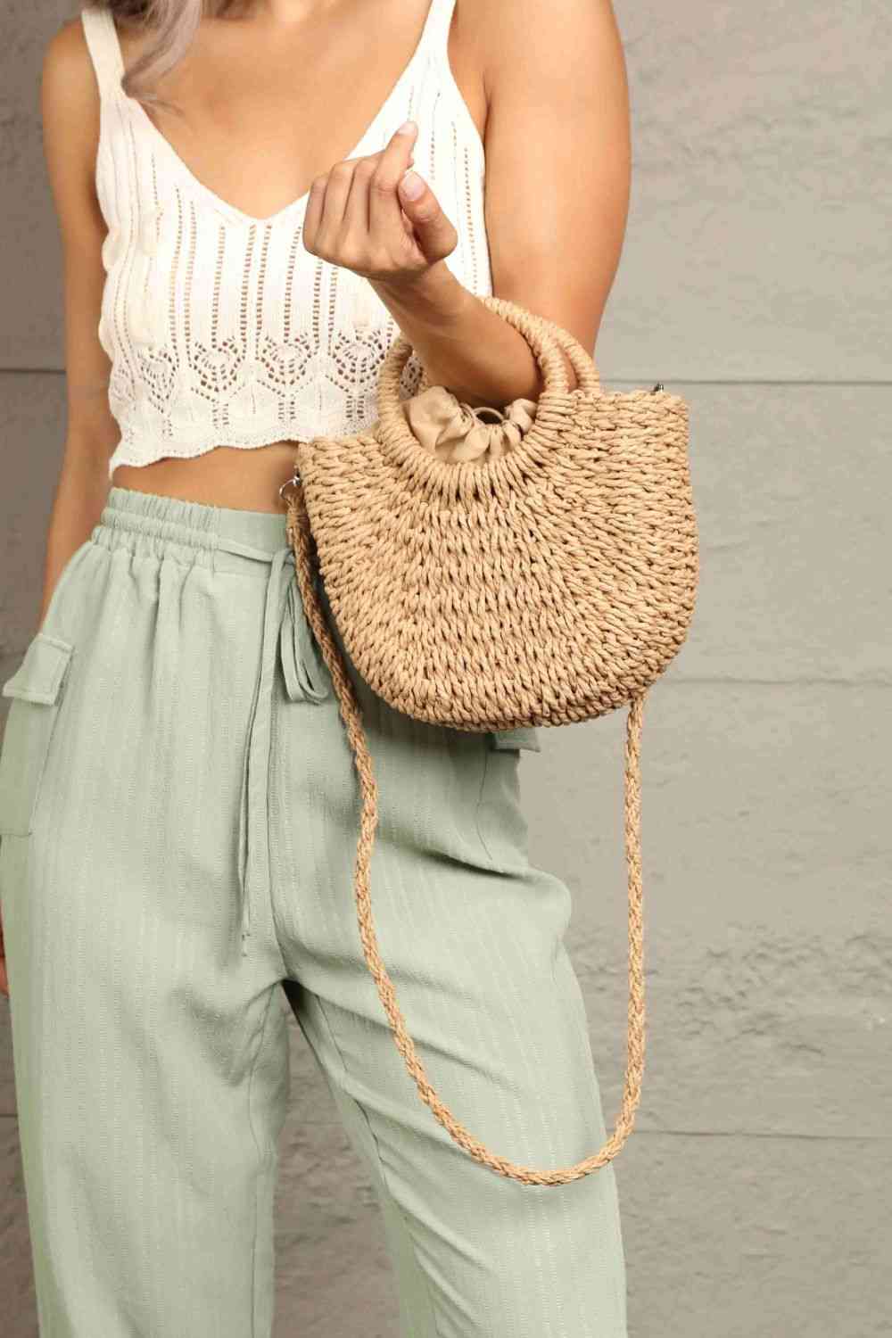 Adorn Me Crochet Crossbody Bag