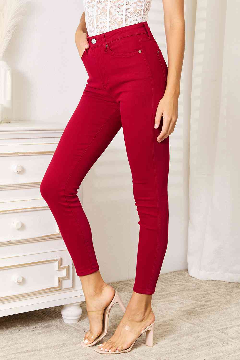 Keep Up High Waist Skinny Jeans