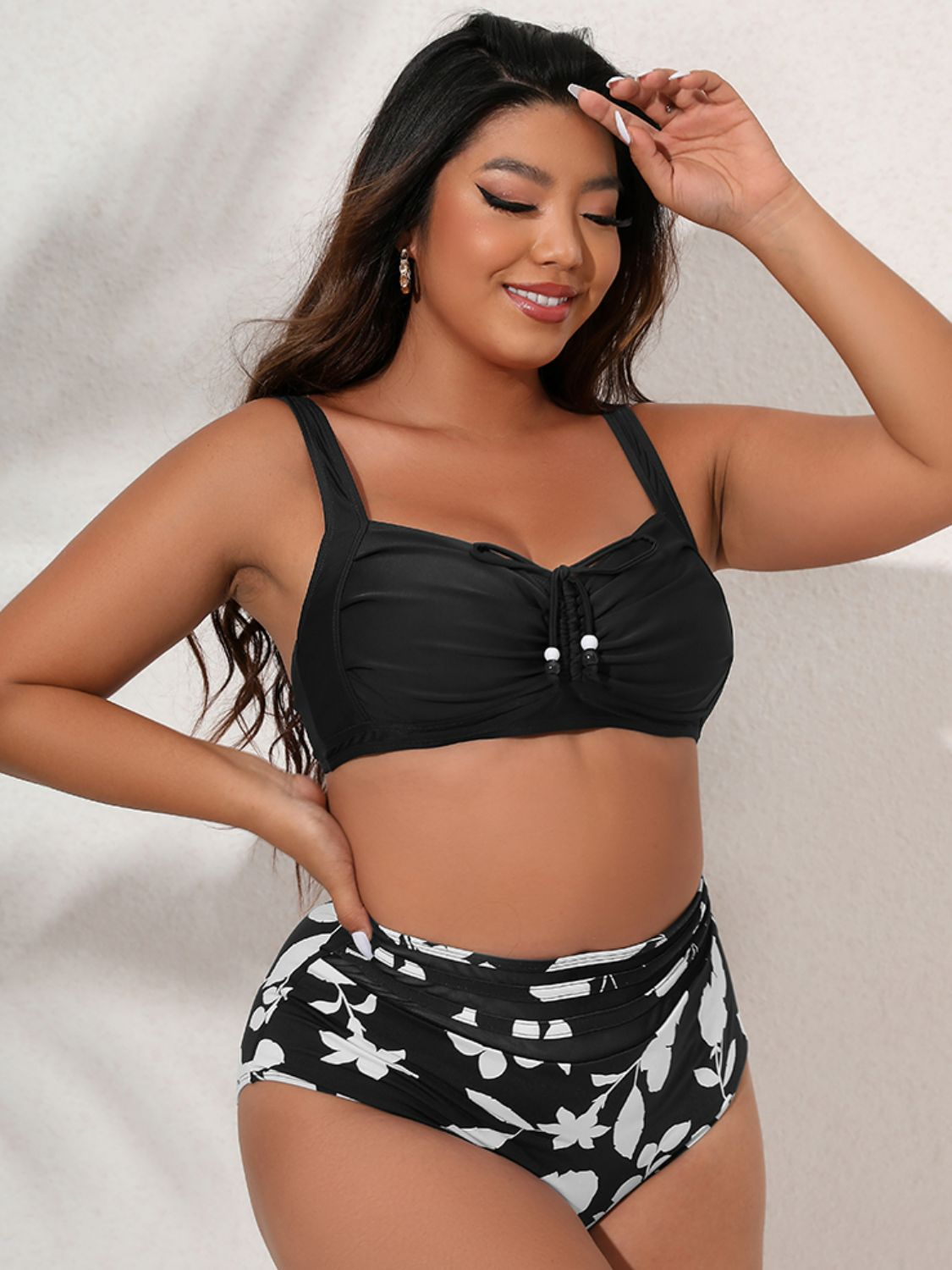 Chic Curvy Floral Dayz Bikini Set