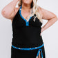 Chic Curvy Leopard Halter Neck Two-Piece
