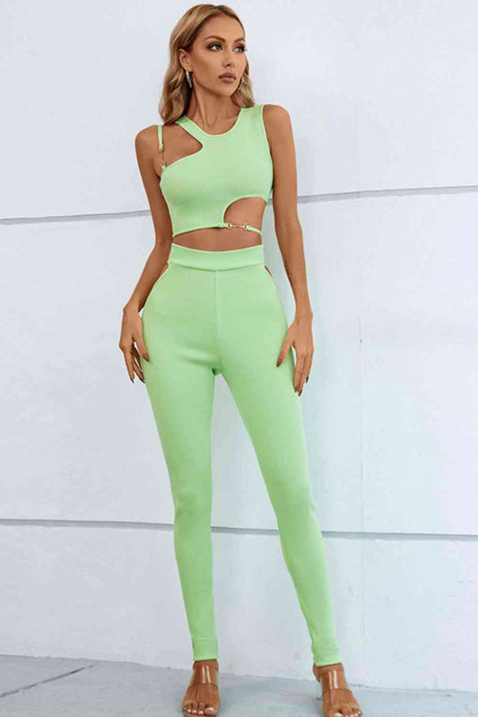 Buffy Asymmetrical Pants Set