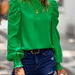 Dream Tie-Back Puff Sleeve Blouse