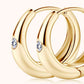 Ms. Fancy Moissanite Silver Earrings