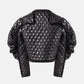 Renaissance Frill Zip-Up Puffer Jacket