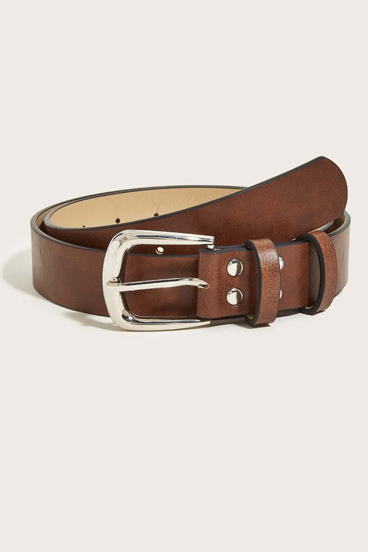 Basic Vibes Belt- Chestnut