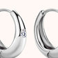 Ms. Fancy Moissanite Silver Earrings