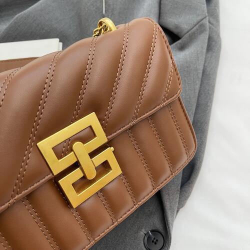 Good Fortune Faux Leather Crossbody Bag