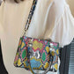 So Chic Snakeskin Handbag