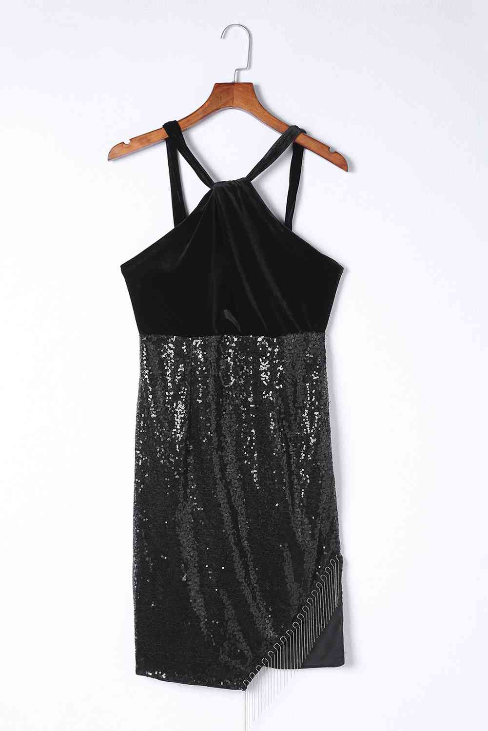 Demi Chic Sequin Sleeveless Dress