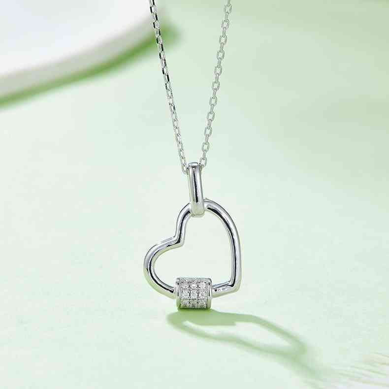 Cherish Moissanite  Heart Shape Necklace