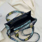 So Chic Snakeskin Handbag