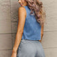 Regular Day Button Down Denim Vest