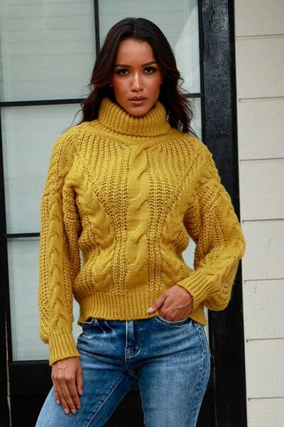 Miss Prissy Cable-Knit Sweater