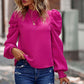 Dream Tie-Back Puff Sleeve Blouse