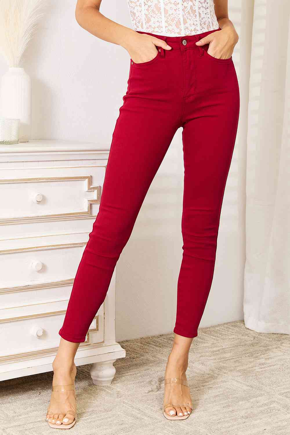 Keep Up High Waist Skinny Jeans