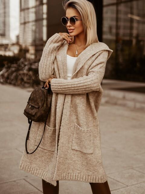 SIMPLY LIVE CHIC Hooded Cardigan