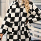 Double Take Checkered Coat