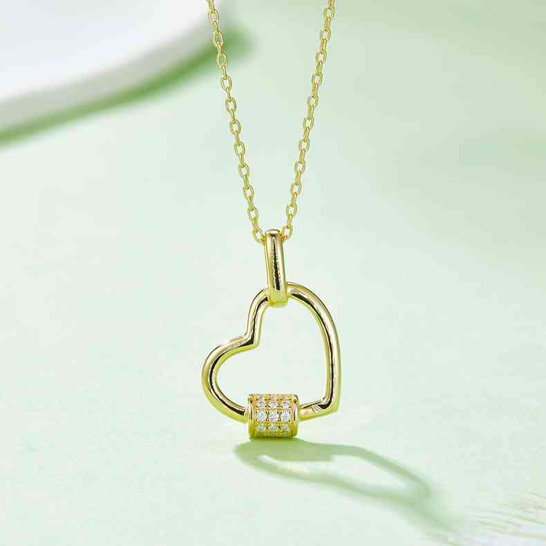 Cherish Moissanite  Heart Shape Necklace