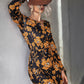 Floral Vibes Cutout Mini Dress