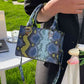 So Chic Snakeskin Handbag