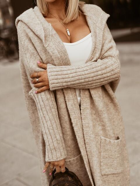 SIMPLY LIVE CHIC Hooded Cardigan