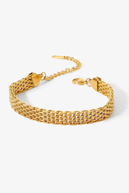 Simplicity Wide Chain Bracelet