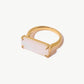 Not Regular Natural Stone Ring