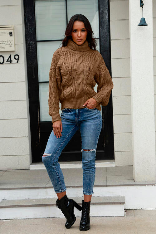 Miss Prissy Cable-Knit Sweater