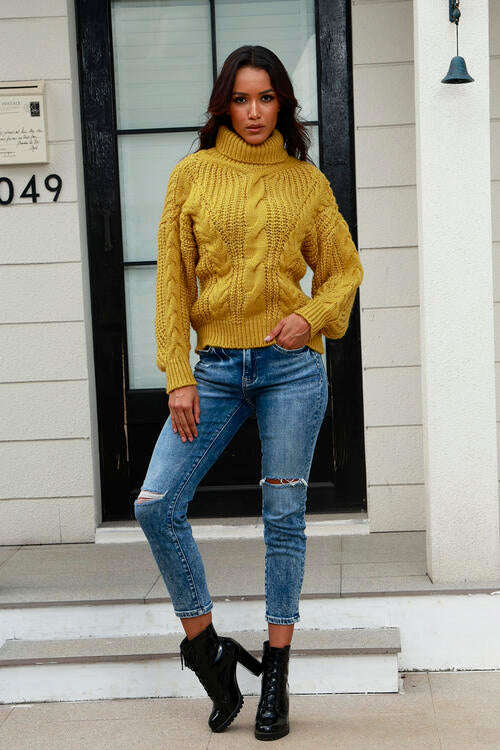 Miss Prissy Cable-Knit Sweater