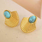 Dana Turquoise  Stud Earrings
