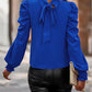 Dream Tie-Back Puff Sleeve Blouse